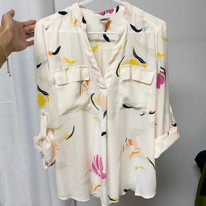 Soft blouse/long sleeves “used twice”